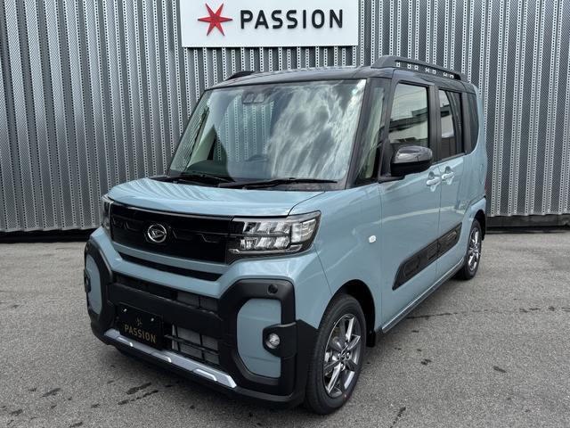 タント ファンクロス　届出済未使用車　両側電動スライドドア　衝突被害軽減ブレーキ　コーナーセンサー　スマートキー　シートヒーター　アルミホイール　電動格納ドアミラー　ＬＥＤヘッドライト　アイドリングストップ　ルーフレール（4枚目）