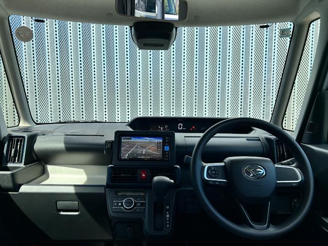 タント Ｌ　届出済未使用車　ワイドエントリーナビ　バックカメラ　両側スライドドア　衝突被害軽減ブレーキ　コーナーセンサー　スマートキー　ＬＥＤヘッドライト　電動格納ドアミラー　アイドリングストップ　オートエアコン（12枚目）