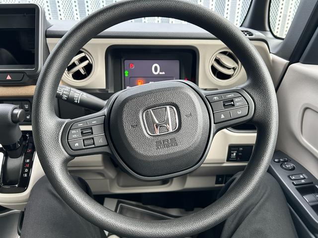 Ｎ－ＢＯＸ ベースグレード　届出済未使用車　片側電動スライドドア　衝突被害軽減ブレーキ　コーナーセンサー　アダクティブクルーズコントロール　スマートキー　チップアップシート　アイドリングストップ　ＬＥＤ　電動格納ドアミラー（15枚目）
