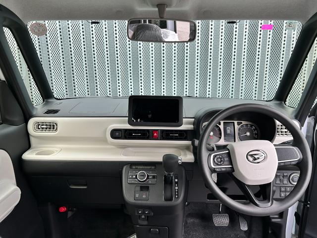 ムーヴキャンバス ストライプスG 届出済未使用車 両側電動スライドドア 衝突被害軽減ブレーキ コーナーセンサー スマートキー シートヒーター アイドリングストップ バックカメラ LEDヘッドライト 電動格納ドアミラー オートエアコン(12枚目)