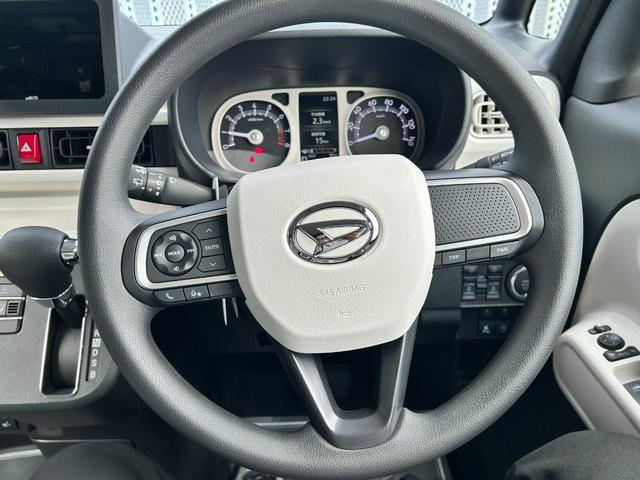 ムーヴキャンバス ストライプスG 届出済未使用車 両側電動スライドドア 衝突被害軽減ブレーキ コーナーセンサー スマートキー シートヒーター アイドリングストップ バックカメラ LEDヘッドライト 電動格納ドアミラー オートエアコン(15枚目)