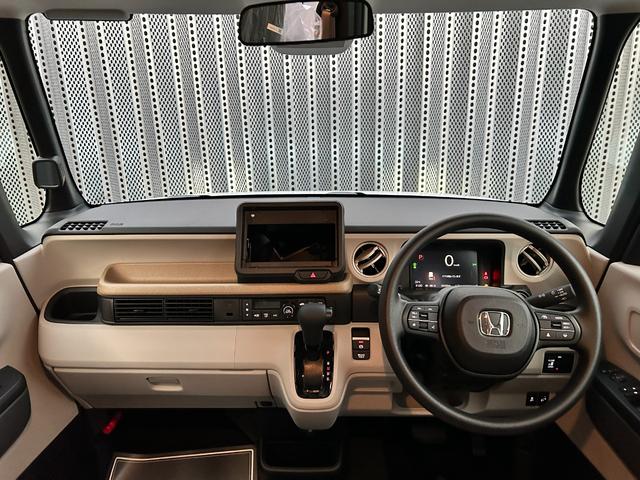 N-BOX ベースグレード 届出済未使用車 片側電動スライドドア 衝突被害軽減ブレーキ コーナーセンサー アダクティブクルーズコントロール スマートキー チップアップシート アイドリングストップ LED 電動格納ドアミラー(12枚目)