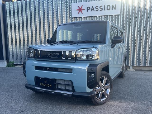 タフト Gターボ ダーククロムベンチャー 届出済未使用車 衝突被害軽減ブレーキ コーナーセンサー スマートキー バックカメラLEDヘッドライト アダクティブクルーズコントロール アイドリングストップ 電動格納ドアミラー アルミホイール(4枚目)