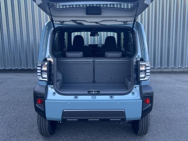 タフト Gターボ ダーククロムベンチャー 届出済未使用車 衝突被害軽減ブレーキ コーナーセンサー スマートキー バックカメラLEDヘッドライト アダクティブクルーズコントロール アイドリングストップ 電動格納ドアミラー アルミホイール(11枚目)