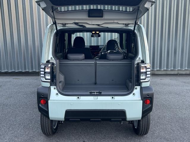 タフト G 届出済未使用車 衝突被害軽減ブレーキ コーナーセンサー スマートキー シートヒーター 電子パーキング バックカメラ LEDヘッドライト アイドリングストップ アルミホイール 横滑り防止機能(11枚目)