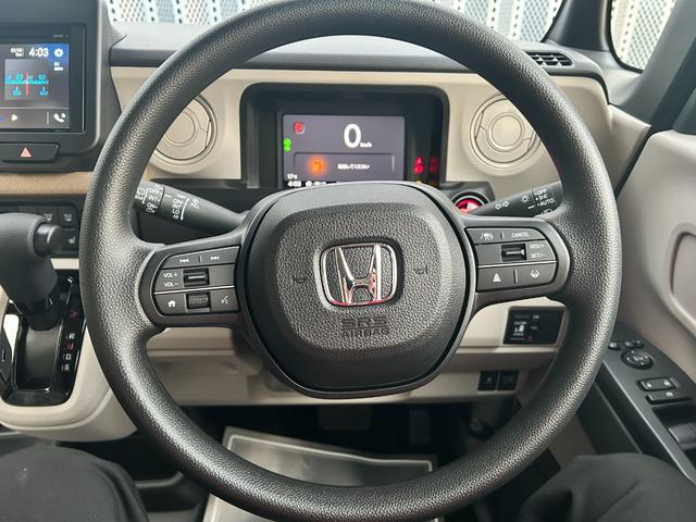 Ｎ－ＢＯＸ ベースグレード　届出済未使用車　片側電動スライドドア　衝突被害軽減ブレーキ　コーナーセンサー　アダクティブクルーズコントロール　スマートキー　チップアップシート　アイドリングストップ　ＬＥＤ　電動格納ドアミラー（15枚目）