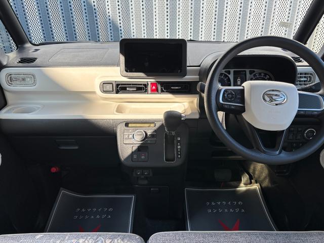 ムーヴキャンバス ストライプスＧ　届出済未使用車　リラックススタイル　両側電動スライドドア　衝突被害軽減ブレーキ　コーナーセンサー　スマートキー　アイドリングストップ　シートヒーター　ＬＥＤヘッドライト　バックカメラ　電格ミラー（10枚目）