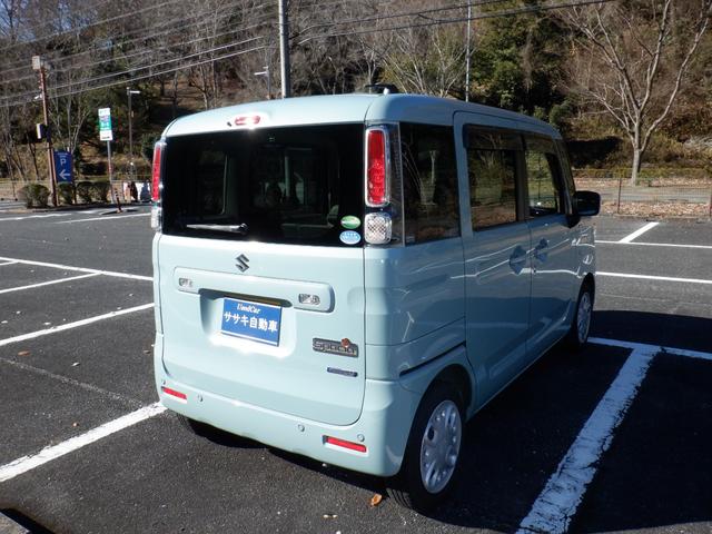 スペーシア ハイブリッドＸ　ドライブレコーダー　ＥＴＣ　両側電動スライドドア　ナビ　ＴＶ　クリアランスソナー　レーンアシスト　衝突被害軽減システム　オートライト　スマートキー　アイドリングストップ　電動格納ミラー（6枚目）