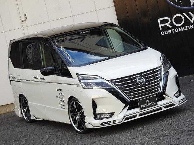 ハイウェイスターV 新車ROWENコンプリートカー ROWENエアロパーツ4点KIT!BLITZ車高調!WORK19インチホイール!カロッツエリア7インチナビ&バックカメラ!新車コンプリートカー販売(12枚目)