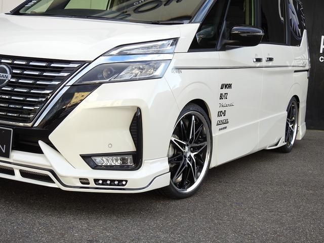 ハイウェイスターV 新車ROWENコンプリートカー ROWENエアロパーツ4点KIT!BLITZ車高調!WORK19インチホイール!カロッツエリア7インチナビ&バックカメラ!新車コンプリートカー販売(22枚目)