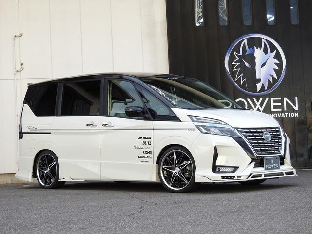 ハイウェイスターV 新車ROWENコンプリートカー ROWENエアロパーツ4点KIT!BLITZ車高調!WORK19インチホイール!カロッツエリア7インチナビ&バックカメラ!新車コンプリートカー販売(25枚目)