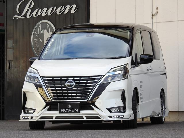 ハイウェイスターV 新車ROWENコンプリートカー ROWENエアロパーツ4点KIT!BLITZ車高調!WORK19インチホイール!カロッツエリア7インチナビ&バックカメラ!新車コンプリートカー販売(27枚目)