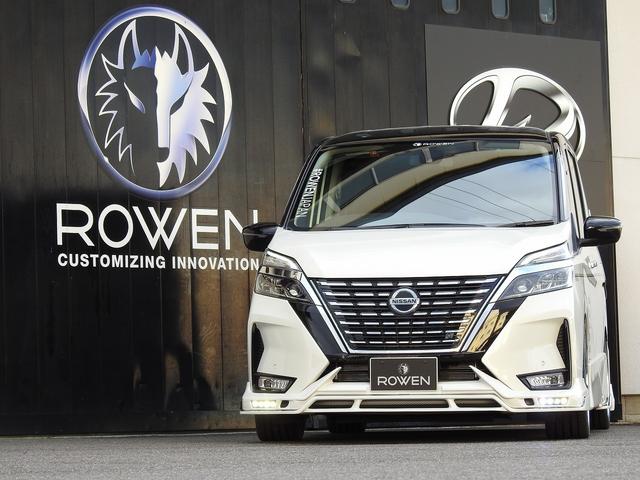 ハイウェイスターV 新車ROWENコンプリートカー ROWENエアロパーツ4点KIT!BLITZ車高調!WORK19インチホイール!カロッツエリア7インチナビ&バックカメラ!新車コンプリートカー販売(30枚目)