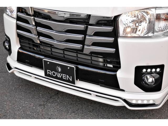 スーパーGL ダークプライムII 新車未登録 ディーゼルターボ ROWENコンプリート仕様 ROWENエアロKIT 玄武ローダウン WORK16インチAW LEDテールレンズ ハーフレザー トヨタセーフティセンス(5枚目)