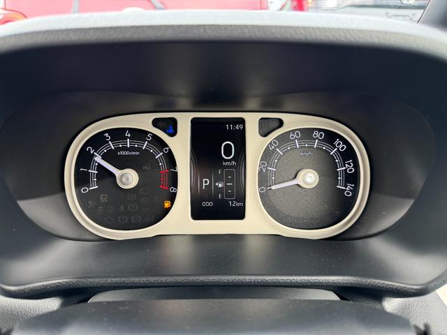ムーヴキャンバス ストライプスＧ　両側電動スライドドア　衝突被害軽減ブレーキ　コーナーセンサー　電動格納ドアミラー　ＬＥＤヘッドライト　オートハイビーム　アイドリングストップ　オートエアコン　パワーウインドウ　Ｂカメラ　届出済未使用車（12枚目）