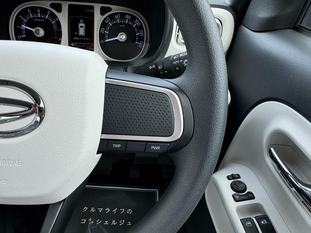 ムーヴキャンバス ストライプスＧ　両側電動スライドドア　衝突被害軽減ブレーキ　コーナーセンサー　電動格納ドアミラー　ＬＥＤヘッドライト　オートハイビーム　アイドリングストップ　オートエアコン　パワーウインドウ　Ｂカメラ　届出済未使用車（15枚目）