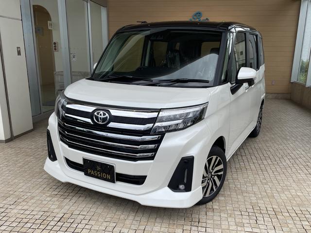 ルーミー カスタムG 登録済未使用車 両側電動スライドドア 衝突被害軽減ブレーキ ディスプレイオーディオ アルミホイール LEDヘッドライト 電動格納ドアミラー アイドリングストップ アダクティブクルーズコントロール(4枚目)