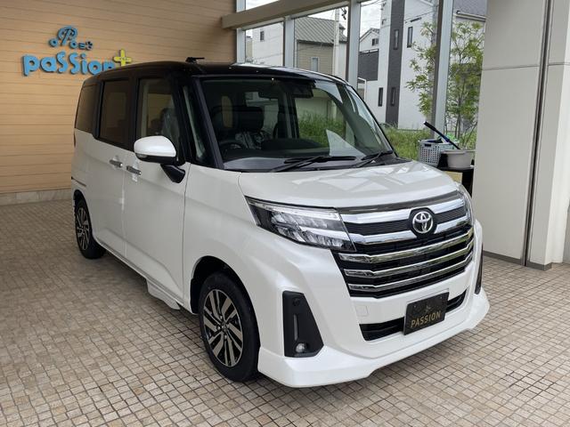 ルーミー カスタムG 登録済未使用車 両側電動スライドドア 衝突被害軽減ブレーキ ディスプレイオーディオ アルミホイール LEDヘッドライト 電動格納ドアミラー アイドリングストップ アダクティブクルーズコントロール(7枚目)