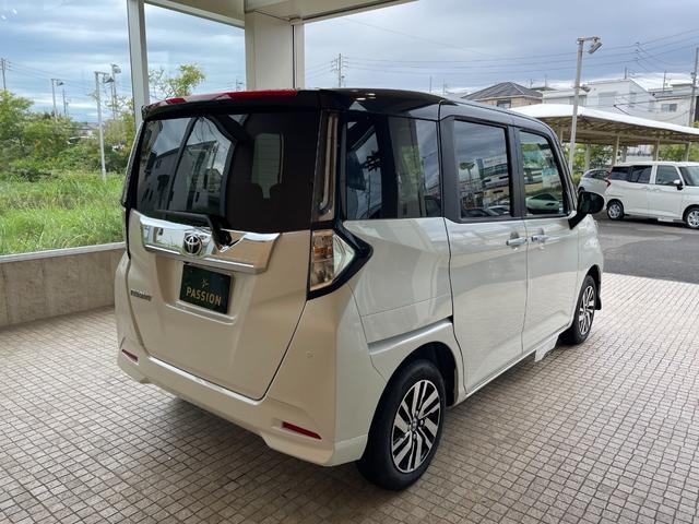 ルーミー カスタムG 登録済未使用車 両側電動スライドドア 衝突被害軽減ブレーキ ディスプレイオーディオ アルミホイール LEDヘッドライト 電動格納ドアミラー アイドリングストップ アダクティブクルーズコントロール(8枚目)