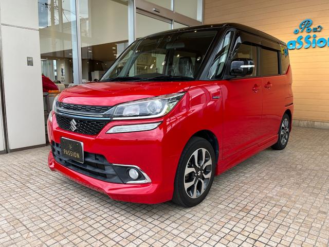 ソリオバンディット ハイブリッドSV 車検8年3月 全方位カメラ 衝突被害軽減ブレーキ 片側電動スライドドア アルミホイール 電動格納ドアミラー クルーズコントロール スマートキー 横滑り防止機能 セキュリティアラーム オートエアコン(5枚目)