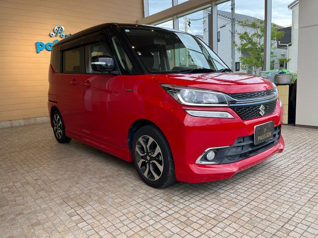 ソリオバンディット ハイブリッドSV 車検8年3月 全方位カメラ 衝突被害軽減ブレーキ 片側電動スライドドア アルミホイール 電動格納ドアミラー クルーズコントロール スマートキー 横滑り防止機能 セキュリティアラーム オートエアコン(7枚目)