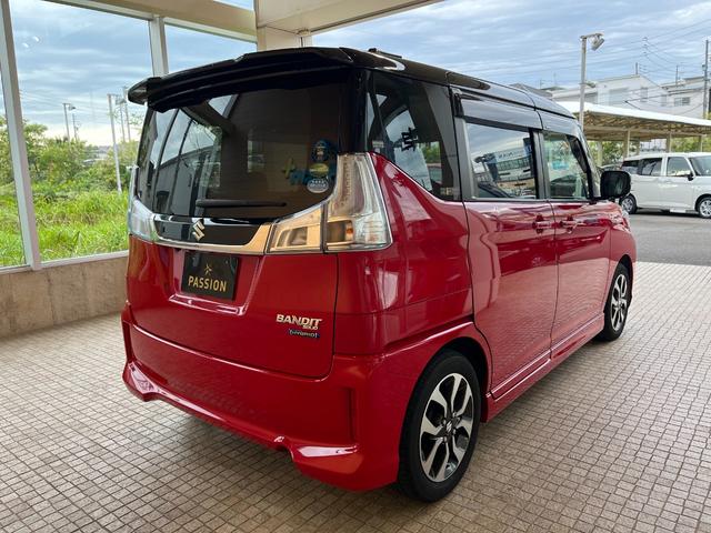 ソリオバンディット ハイブリッドSV 車検8年3月 全方位カメラ 衝突被害軽減ブレーキ 片側電動スライドドア アルミホイール 電動格納ドアミラー クルーズコントロール スマートキー 横滑り防止機能 セキュリティアラーム オートエアコン(8枚目)