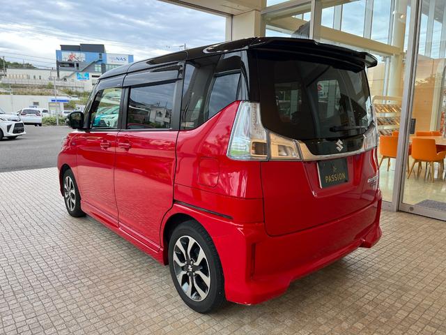 ソリオバンディット ハイブリッドSV 車検8年3月 全方位カメラ 衝突被害軽減ブレーキ 片側電動スライドドア アルミホイール 電動格納ドアミラー クルーズコントロール スマートキー 横滑り防止機能 セキュリティアラーム オートエアコン(10枚目)