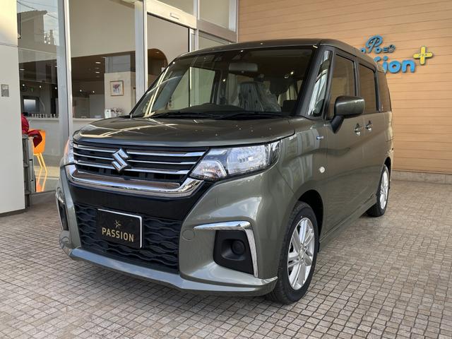 ソリオ ハイブリッドMX 登録済未使用車 片側電動スライドドア 衝突被害軽減ブレーキ コーナーセンサー スマートキー シートヒーター アダクティブクルーズコントロール アイドリングストップ アルミホイール 横滑り防止機能(5枚目)