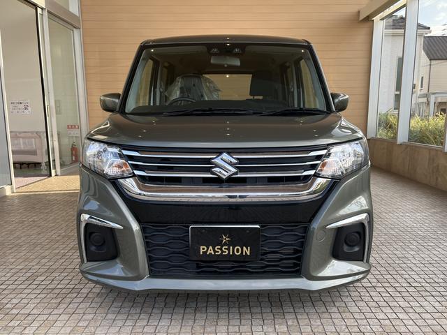 ソリオ ハイブリッドMX 登録済未使用車 片側電動スライドドア 衝突被害軽減ブレーキ コーナーセンサー スマートキー シートヒーター アダクティブクルーズコントロール アイドリングストップ アルミホイール 横滑り防止機能(6枚目)