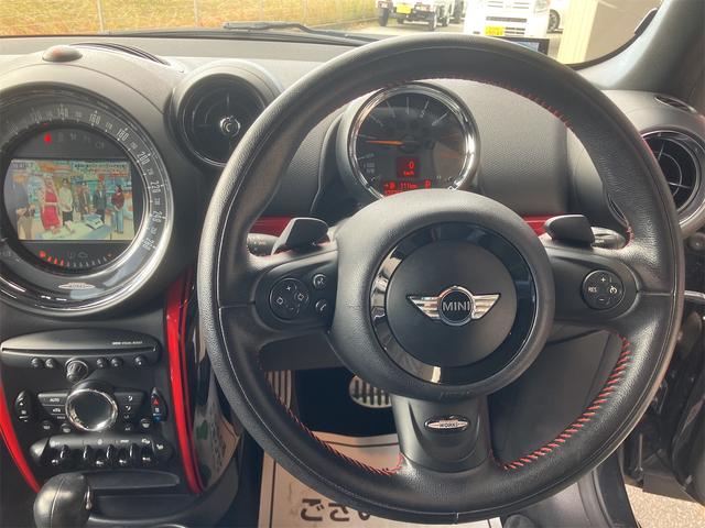 MINI ジョンクーパーワークス クロスオーバー 4WD ドライブレコーダー ETC バックカメラ ナビ TV クリアランスソナー オートクルーズコントロール アルミホイール キーレスエントリー シートヒーター HID AT 盗難防止システム ABS(58枚目)