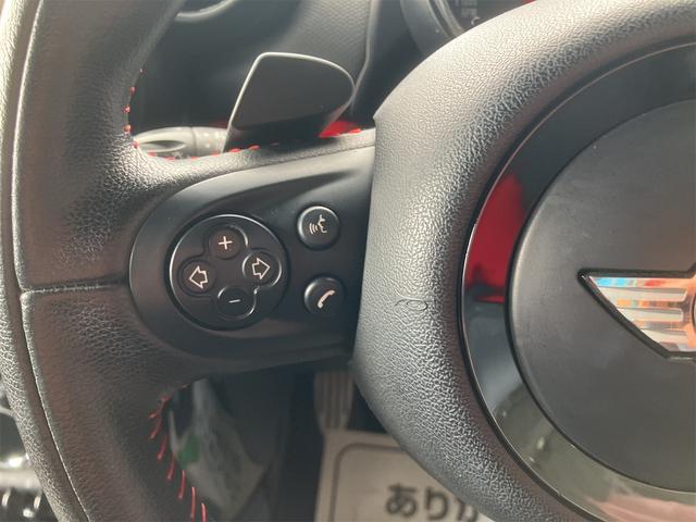 MINI ジョンクーパーワークス クロスオーバー 4WD ドライブレコーダー ETC バックカメラ ナビ TV クリアランスソナー オートクルーズコントロール アルミホイール キーレスエントリー シートヒーター HID AT 盗難防止システム ABS(62枚目)