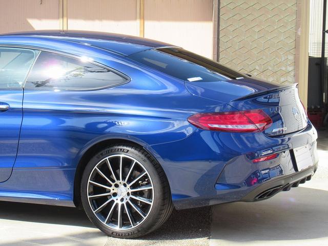 Ｃ４３　４マチッククーペ　ＬＥＤヘッドランプ／オートハイビーム／ＡＭＧ１９インチＡＷ／キーレスゴー／前席メモリー付きパワーシート／前席シートヒーター／エアバランスｐｋｇ／ブルメスター／パドルシフト／レーダーセーフティｐｋｇ(34枚目)