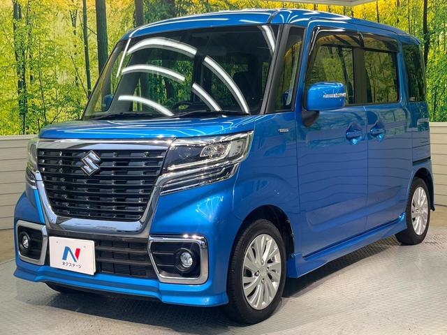 スペーシアカスタム ハイブリッドGS 電動スライドドア SDナビ 衝突被害軽減システム 禁煙車 シートヒーター コーナーセンサー スマートキー LEDヘッド オートハイビーム 車線逸脱警報 オートライト オートエアコン(24枚目)