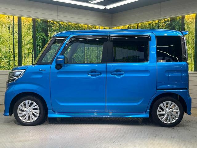 スペーシアカスタム ハイブリッドGS 電動スライドドア SDナビ 衝突被害軽減システム 禁煙車 シートヒーター コーナーセンサー スマートキー LEDヘッド オートハイビーム 車線逸脱警報 オートライト オートエアコン(25枚目)