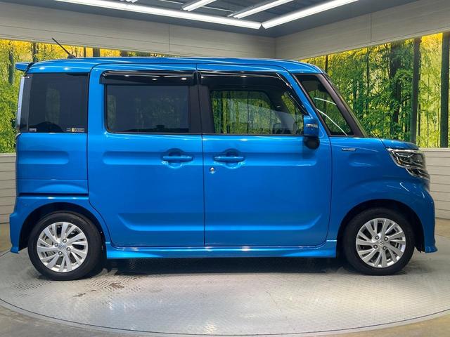 スペーシアカスタム ハイブリッドGS 電動スライドドア SDナビ 衝突被害軽減システム 禁煙車 シートヒーター コーナーセンサー スマートキー LEDヘッド オートハイビーム 車線逸脱警報 オートライト オートエアコン(27枚目)