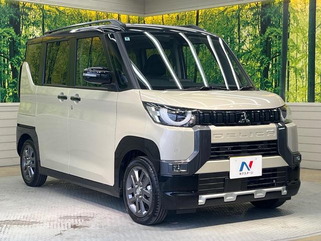 デリカミニ T プレミアム 届出済未使用車 両側電動ドア 全周囲カメラ e-Assist レーダークルーズ 禁煙車 ハーフレザーシート シートヒーター コーナーセンサー スマートキー LEDヘッド ETC 車線逸脱警報(16枚目)