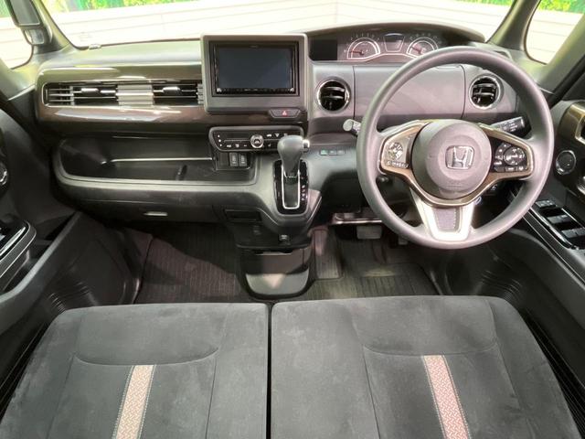 Ｎ－ＢＯＸカスタム Ｇ・Ｌホンダセンシング　両側電動ドア　ＳＤナビ　バックカメラ　衝突被害軽減システム　レーダークルーズ　禁煙車　コーナーセンサー　スマートキー　ＬＥＤヘッド　ビルトインＥＴＣ　オートハイビーム　車線逸脱警報　オートライト（2枚目）