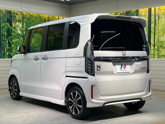 Ｎ－ＢＯＸカスタム Ｇ・Ｌホンダセンシング　両側電動ドア　ＳＤナビ　バックカメラ　衝突被害軽減システム　レーダークルーズ　禁煙車　コーナーセンサー　スマートキー　ＬＥＤヘッド　ビルトインＥＴＣ　オートハイビーム　車線逸脱警報　オートライト（26枚目）