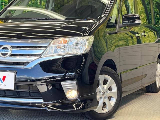 セレナ ハイウェイスター Vセレクション 両側電動ドア 純正SDナビ 禁煙車 スマートキー ビルトインETC クルコン オートライト オートエアコン 純正16インチアルミ リアエアコン Bluetooth CD DVD再生 フルセグ(13枚目)