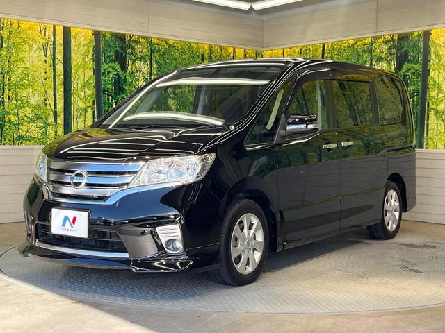 セレナ ハイウェイスター Vセレクション 両側電動ドア 純正SDナビ 禁煙車 スマートキー ビルトインETC クルコン オートライト オートエアコン 純正16インチアルミ リアエアコン Bluetooth CD DVD再生 フルセグ(24枚目)