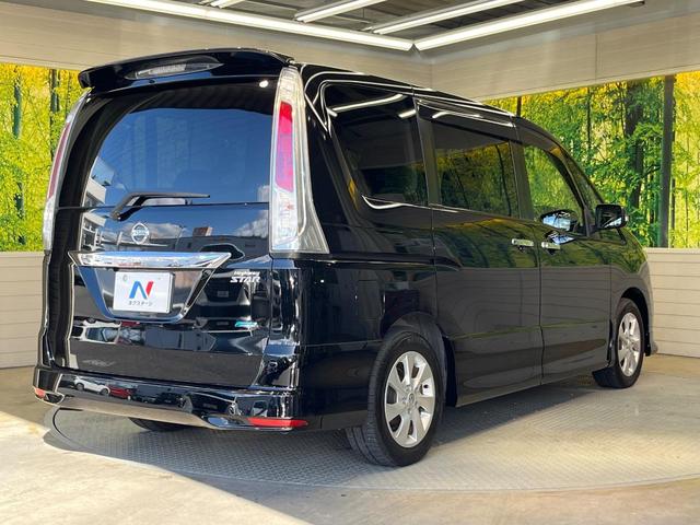 セレナ ハイウェイスター Vセレクション 両側電動ドア 純正SDナビ 禁煙車 スマートキー ビルトインETC クルコン オートライト オートエアコン 純正16インチアルミ リアエアコン Bluetooth CD DVD再生 フルセグ(26枚目)