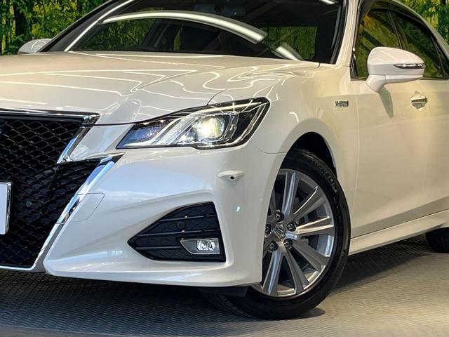 クラウンハイブリッド アスリートS 純正ナビ バックカメラ プリクラッシュセーフティ レーダークルーズ 禁煙車 シートヒーター コーナーセンサー スマートキー LEDヘッド ETC 車線逸脱警報 オートライト デュアルオートエアコン(12枚目)