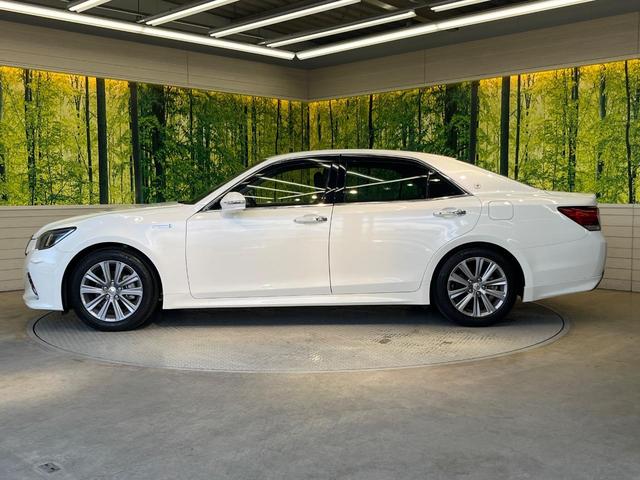 クラウンハイブリッド アスリートS 純正ナビ バックカメラ プリクラッシュセーフティ レーダークルーズ 禁煙車 シートヒーター コーナーセンサー スマートキー LEDヘッド ETC 車線逸脱警報 オートライト デュアルオートエアコン(25枚目)