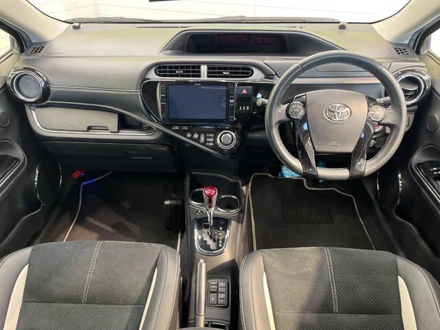 アクア G G’s 8型BIG-X バックカメラ プリクラッシュセーフティ 禁煙車 ハーフレザーシート LEDヘッド ETC クルコン オートマチックハイビーム 車線逸脱警報 先行車発進お知らせ機能 オートライト(2枚目)