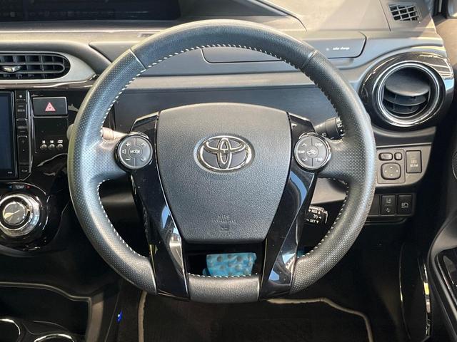 アクア G G’s 8型BIG-X バックカメラ プリクラッシュセーフティ 禁煙車 ハーフレザーシート LEDヘッド ETC クルコン オートマチックハイビーム 車線逸脱警報 先行車発進お知らせ機能 オートライト(11枚目)