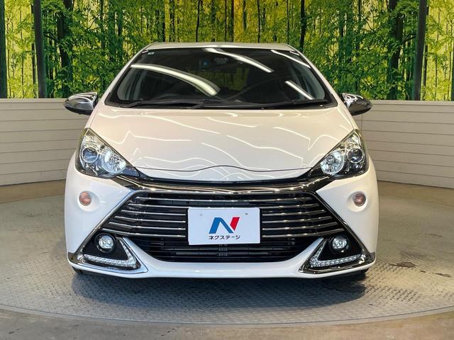 アクア G G’s 8型BIG-X バックカメラ プリクラッシュセーフティ 禁煙車 ハーフレザーシート LEDヘッド ETC クルコン オートマチックハイビーム 車線逸脱警報 先行車発進お知らせ機能 オートライト(14枚目)