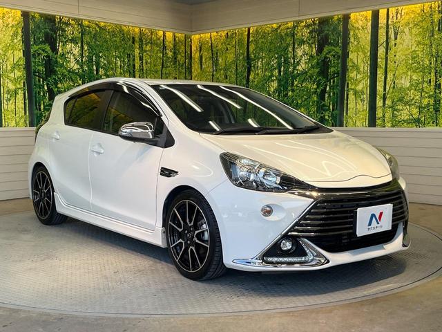 アクア G G’s 8型BIG-X バックカメラ プリクラッシュセーフティ 禁煙車 ハーフレザーシート LEDヘッド ETC クルコン オートマチックハイビーム 車線逸脱警報 先行車発進お知らせ機能 オートライト(16枚目)