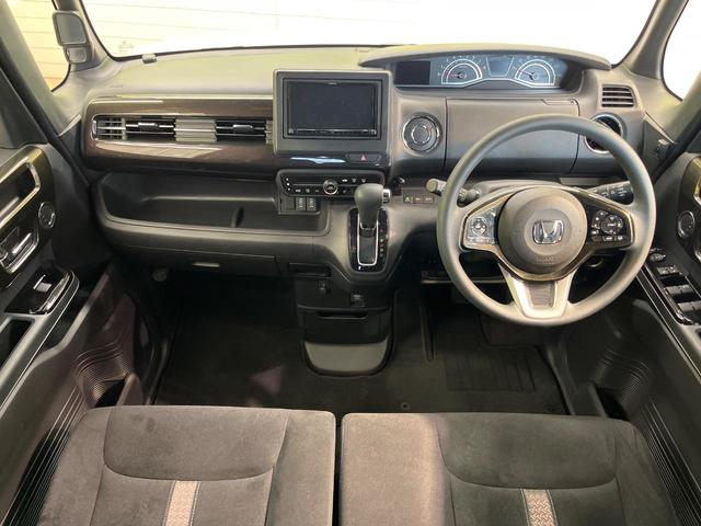 N-BOXカスタム G・Lホンダセンシング 電動スライドドア SDナビ バックカメラ 衝突被害軽減システム レーダークルーズ 禁煙車 コーナーセンサー スマートキー LEDヘッド ビルトインETC オートハイビーム 車線逸脱警報 オートライト(2枚目)