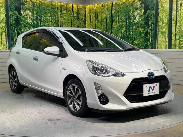 アクア Sスタイルブラック 純正SDナビ バックカメラ 衝突被害軽減システム 禁煙車 スマートキー LEDヘッド ビルトインETC オートハイビーム 車線逸脱警報 オートライト オートエアコン 純正15インチアルミ(16枚目)