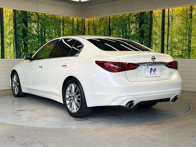 スカイライン ＧＴ　タイプＰ　純正ナビ　全周囲カメラ　衝突被害軽減システム　レーダークルーズ　禁煙車　レザーシート　コーナーセンサー　スマートキー　ＬＥＤヘッド　ＥＴＣ２．０　車線逸脱警報　オートライト　デュアルエアコン（27枚目）